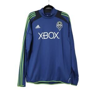 Adidas 2011 Seattle Sounders XBOX Home Long Sleeve Formotion Soccer Jersey L